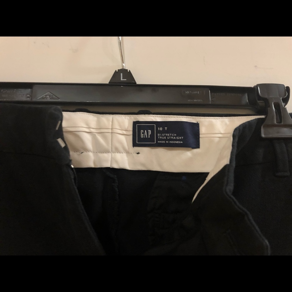 Gap Black Bi-Stretch True Straight Size 10 Tall